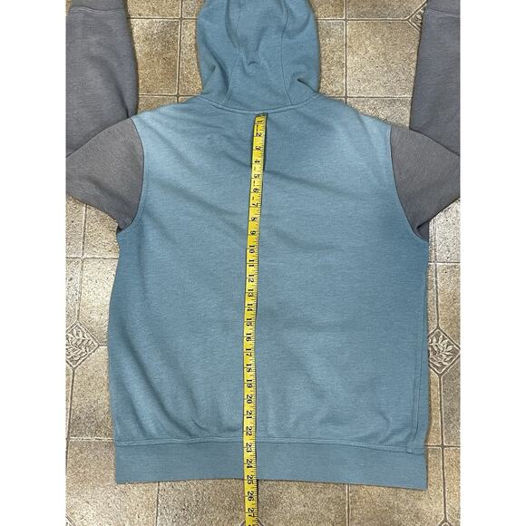 Hurley Men’s Medium Front Zip Colorblock Hooded Jacket Hoodie Split Pocket - Picture 7 of 16